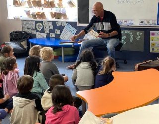 Apirana Taylor weaving his story ate Kuratau School Central North Island tour Oct20 Apirana Taylor weaving his story ate Kuratau School Central North Island tour Oct20