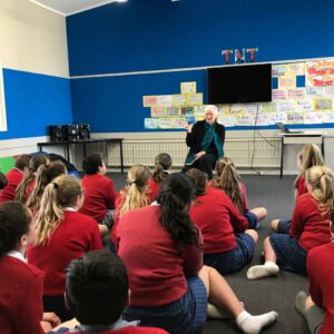 Tessa Duder at Feilding Intermediate School MST 2017 Tessa Duder at Feilding Intermediate School MST 2017